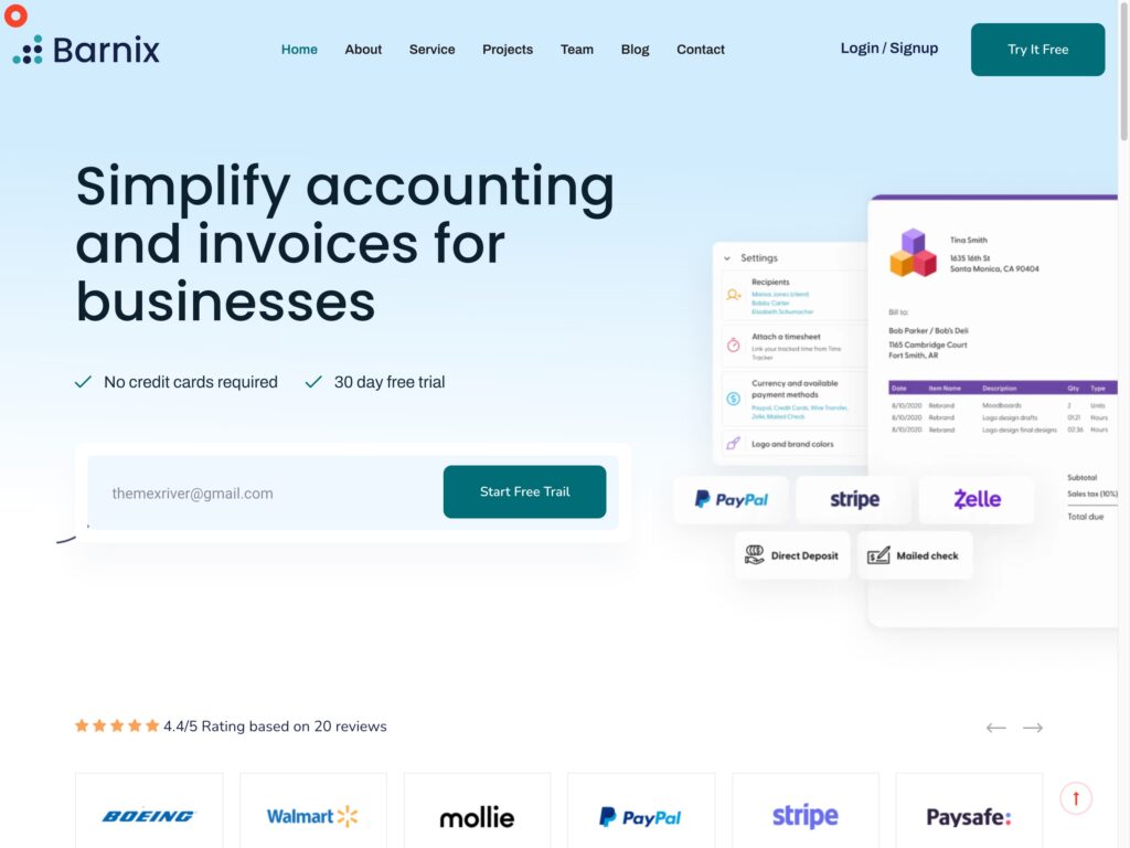 Accounting App Web Template - Streamlined Financial Tool Demo